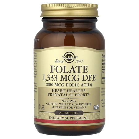Solgar Folate 800mcg 250 таблеток