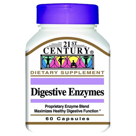 21st Century Digestive Enzymes 60 капсул