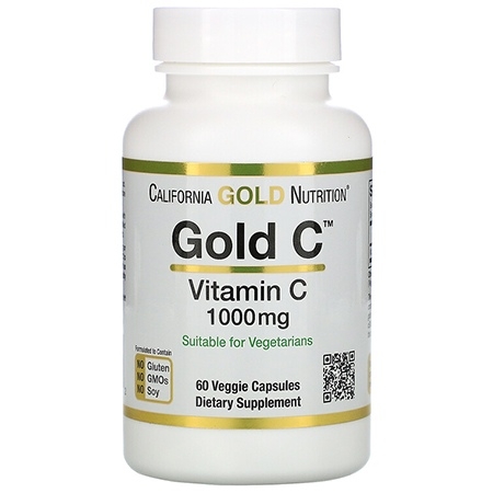 California Gold Nutrition Vitamin C 60 капсул