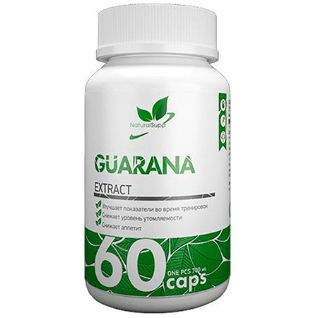 NaturalSupp Guarana 60 капсул