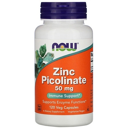 NOW Zinc Picolinate 50мг 120 капсул