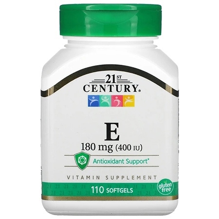 21st Century Vitamin E 180mg 110 капсул