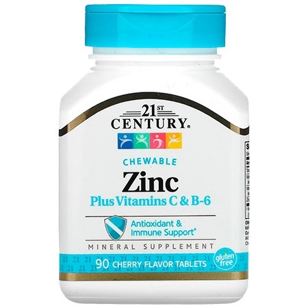 21st Century Zinc+C+B6 90 таблеток