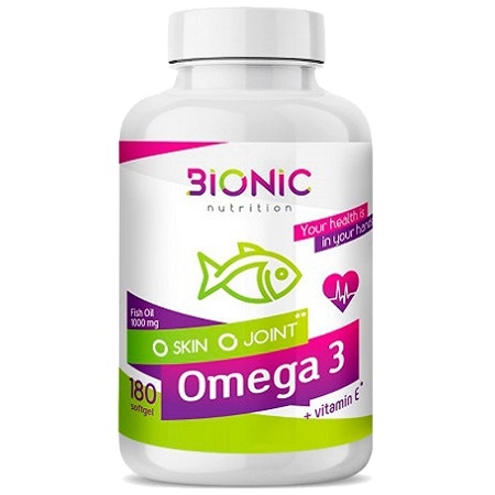 Bionic Omega3 35% +VitaminE 180 капсул