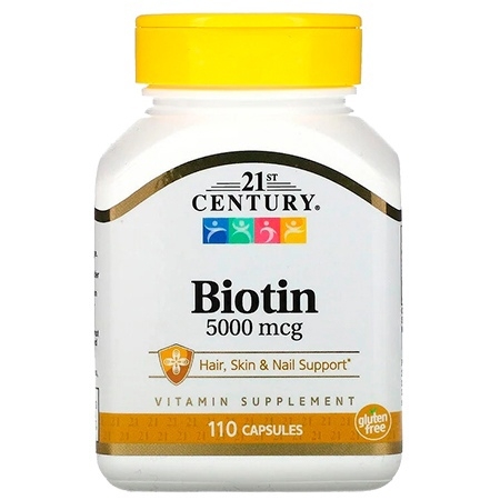 21st Century Biotin 5000mcg 110 капсул