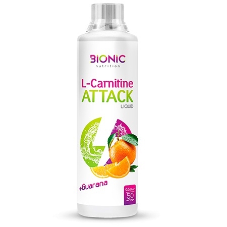 Bionic L-carnitine Attack+Guarana 500мл