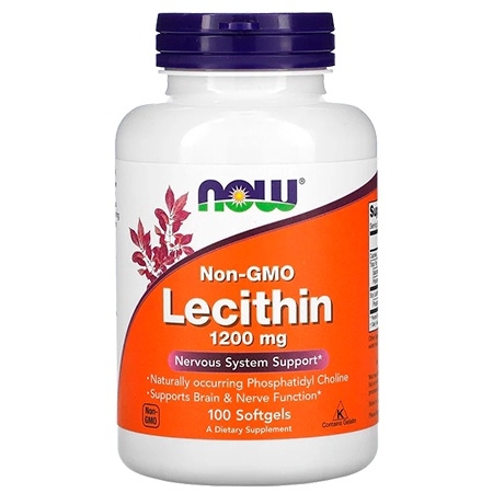 NOW Lecithin 1200mg 100 капсул