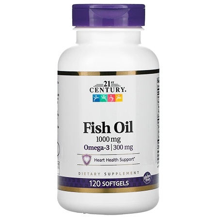 21st Century Fish Oil 1000mg 120 капсул
