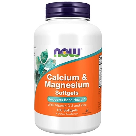 NOW Calcium & Magnesium & D3 & Zinc 120 капсул