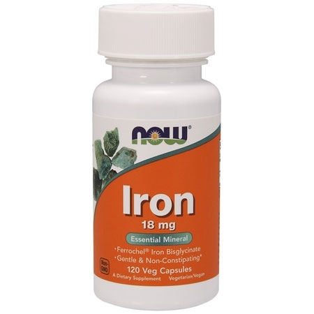 NOW Iron 120 капсул