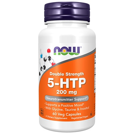 NOW 5-HTP 200mg 60 капсул