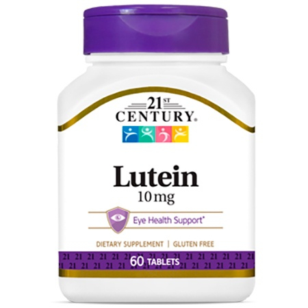 21st Century Lutein 10mg 60 таблеток