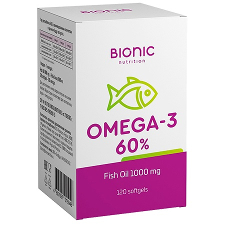 Bionic Omega3 60% 120 капсул