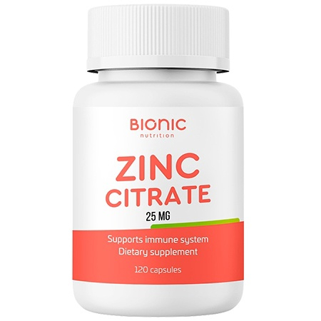 Bionic Bionic Zinc Citrate 120 капсул