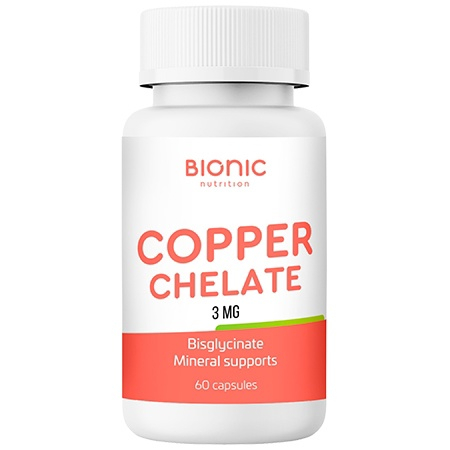 Bionic Copper Bisglycinate 60 капсул