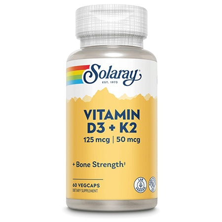 Solaray Vitamin D3&K2 60 капсул