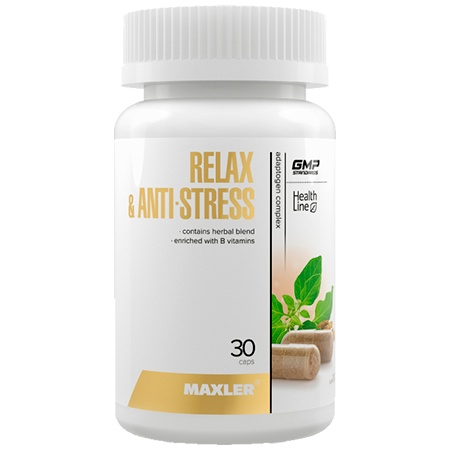 Maxler Relax & Anti-Stress Complex 30 капсул