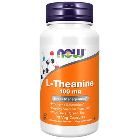 NOW L-Theanine 100mg 90 капсул