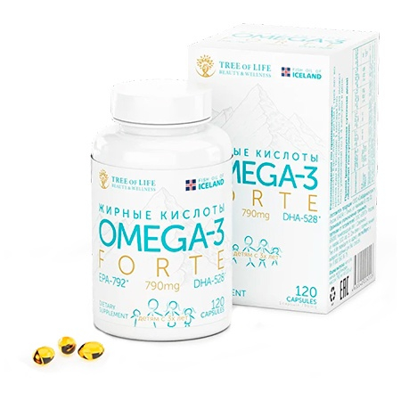 LIFE Omega3 Kids Forte 120 капсул