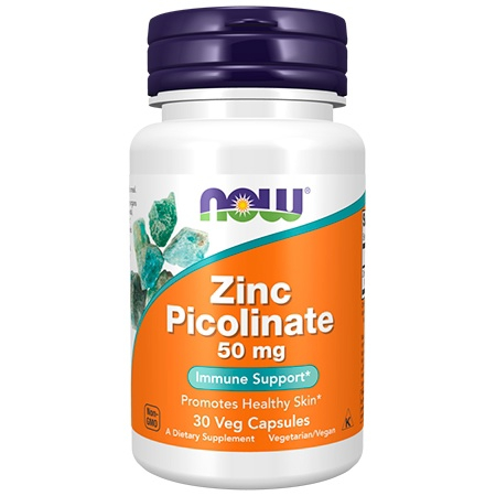 NOW Zinc Picolinate 50mg 30 капсул