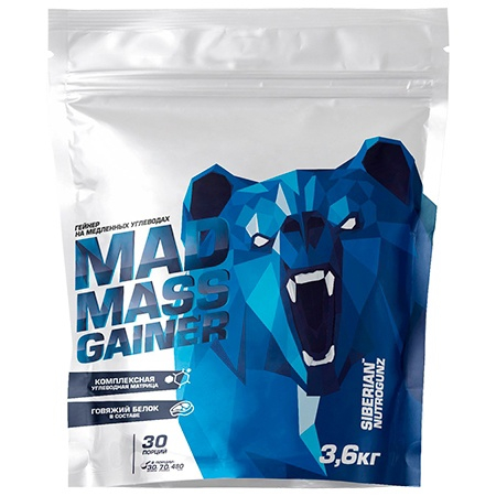 Siberian Nutrogunz Mad Mass Gainer 3.6кг