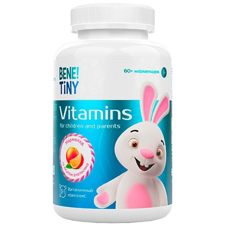 Bene! Tiny Vitamins 60 жевательных