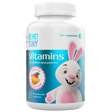 Bene! Tiny Vitamins 60 жевательных