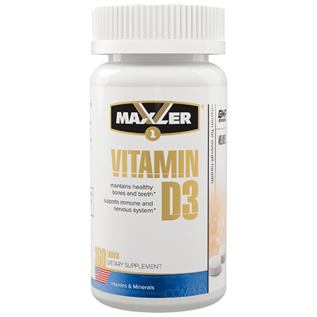 Maxler Vitamin D3 1200IU 360 таблеток