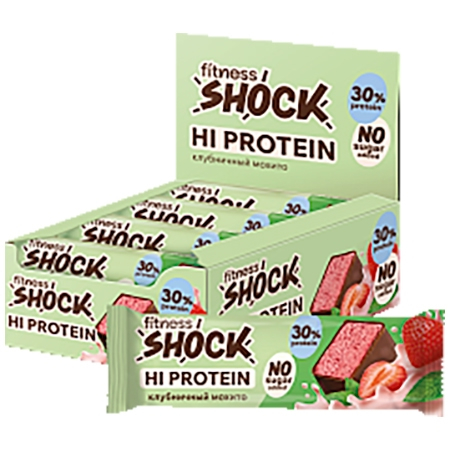 FitnesShock Hi Protein Bar 40г