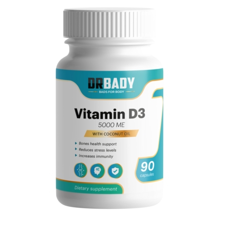 DRBADY Vitamin D3 5000me 90caps