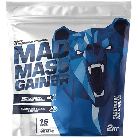 Siberian Nutrogunz Mad Mass Gainer 2кг
