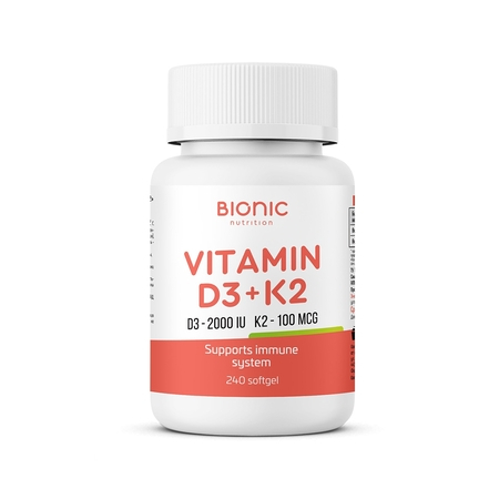 Bionic Vitamin D3 2000+K2 240caps