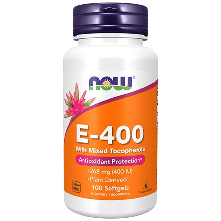 NOW Vitamin E400 mix 100 капсул