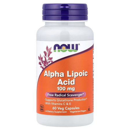 NOW Alpha Lipoic Acid 100mg 60 капсул