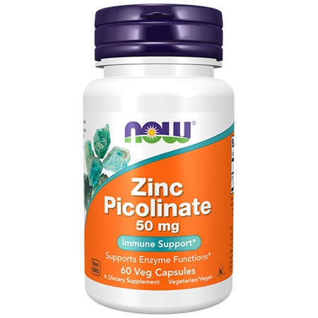 NOW Zinc Picolinate 50mg 60 капсул