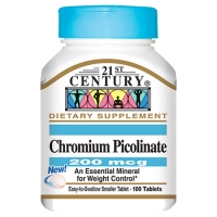 21st Century Chromium Picolinate 100 таблеток