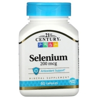 21st Century Selenium 200mcg 60 капсул