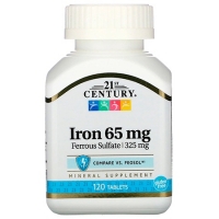 21st Century Iron 65mg 120 таблеток