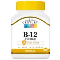 21st Century Vitamin B12 110 таблеток