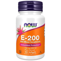 NOW Vitamin E200 mix 100 капсул