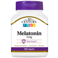21st Century Melatonin 5mg 120 таблеток