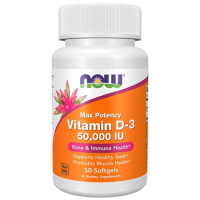 NOW Vitamin D3 50000 50 капсул