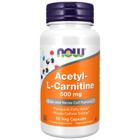 NOW Acetyl L-carnitine 500mg 50 капсул