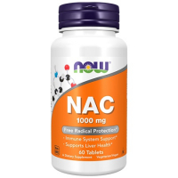 NOW NAC 1000mg 60 таблеток