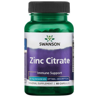 Swanson Zinc Citrate 50mg 60 капсул