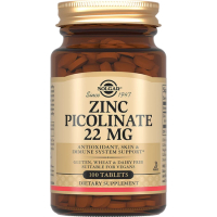 Solgar Zinc Picolinate 22mg 100 таблеток